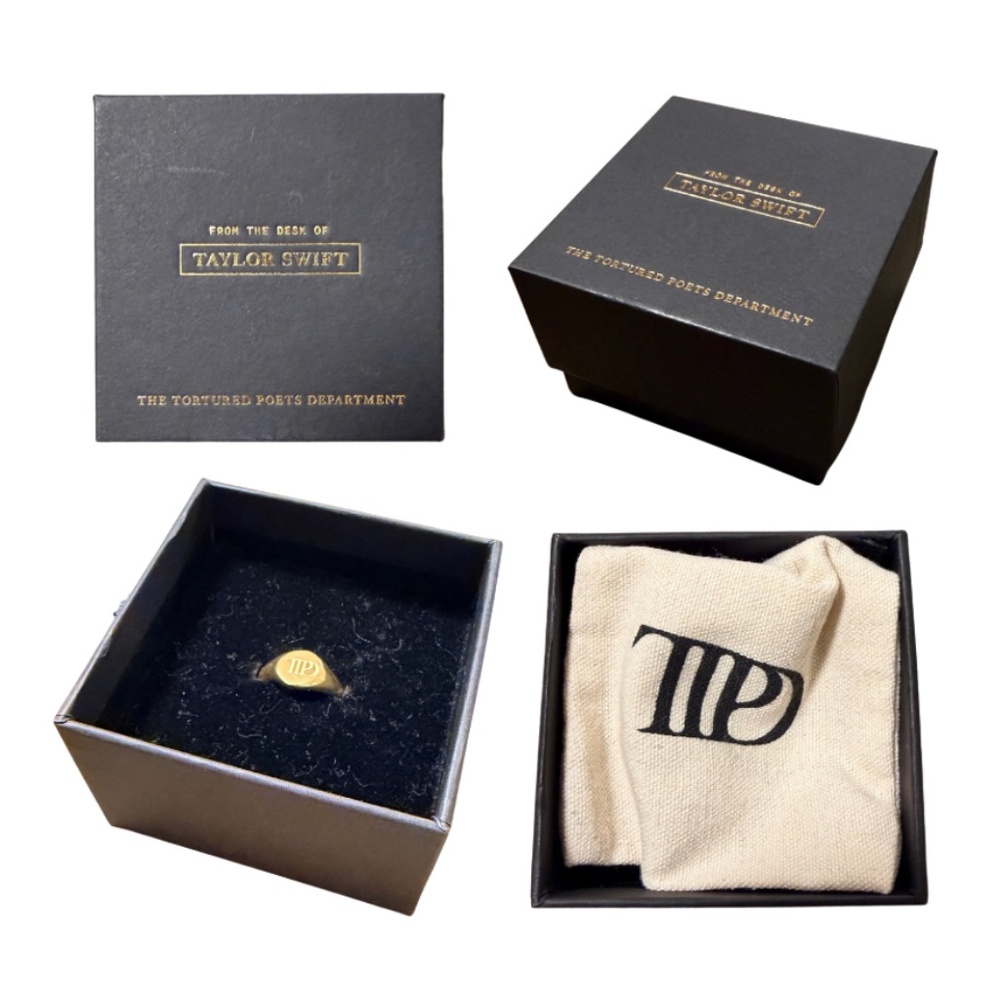 Taylor Swift Tortured Poets Department Ring Size 9